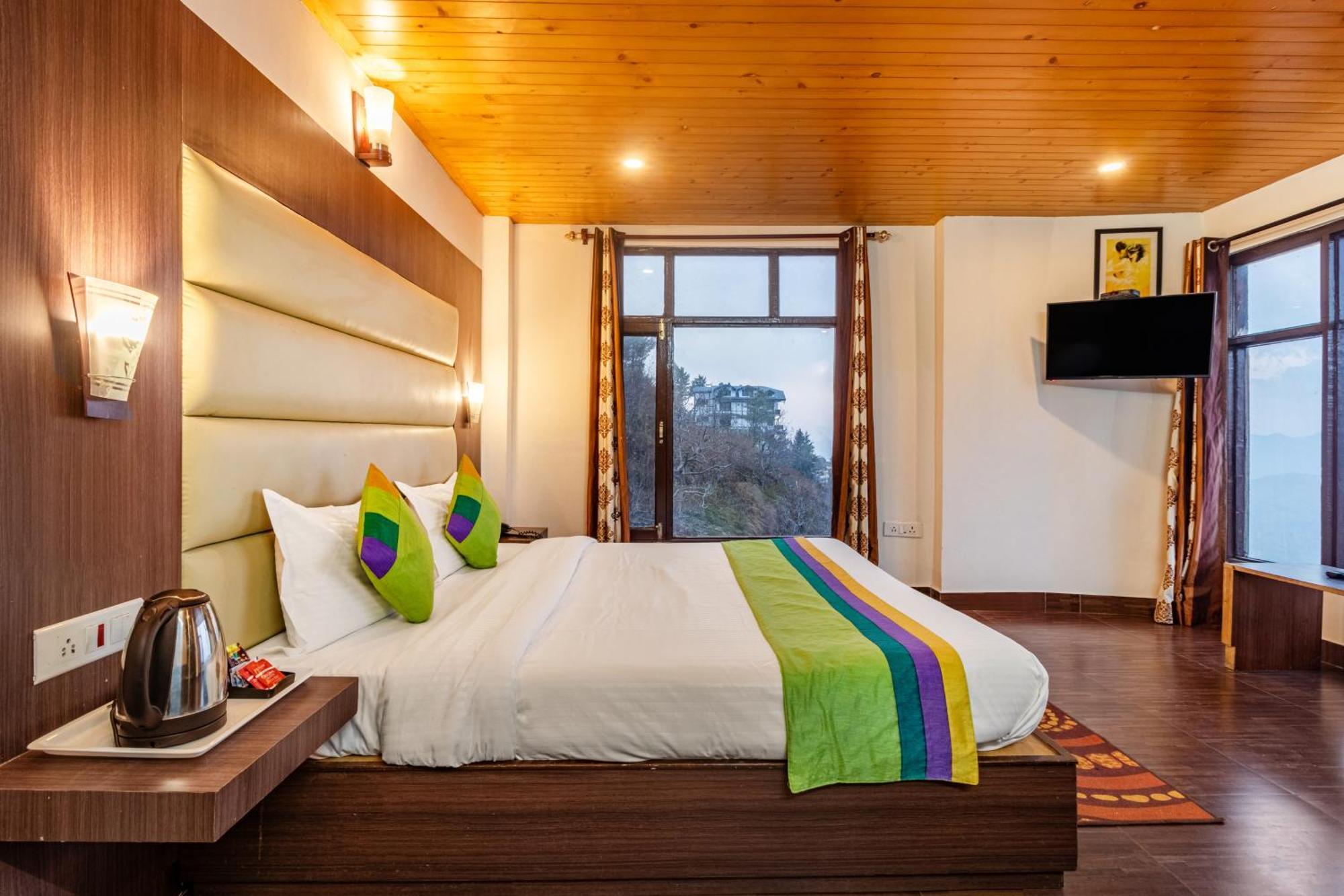 Treebo Snow View Resort Kufri With Mountain View Shimla Exterior foto